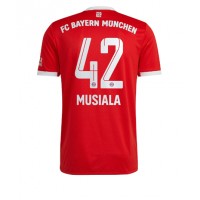 Bayern Munich Jamal Musiala #42 Fotballklær Hjemmedrakt 2022-23 Kortermet